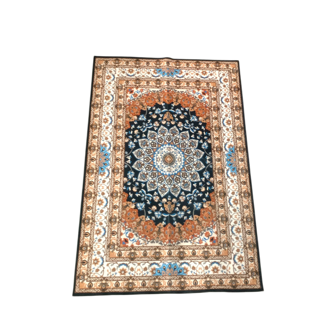 (#14) Isfahan Sunset – 7’x9’ Stain resistant & Machine Washable Persian-Inspired Area Rug Carpet