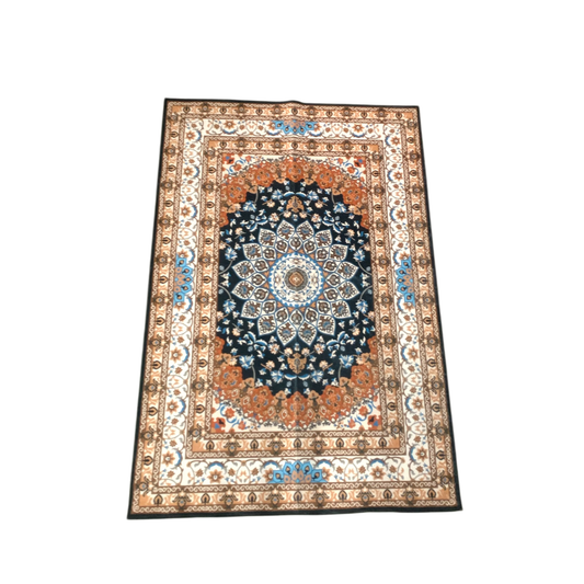(#14) Isfahan Sunset – 7’x9’ Stain resistant & Machine Washable Persian-Inspired Area Rug Carpet