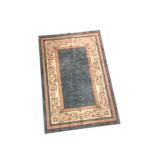 (#55) 5x8 Stain Resistant & Machine Washable Persian-Inspired Area Rug Carpet