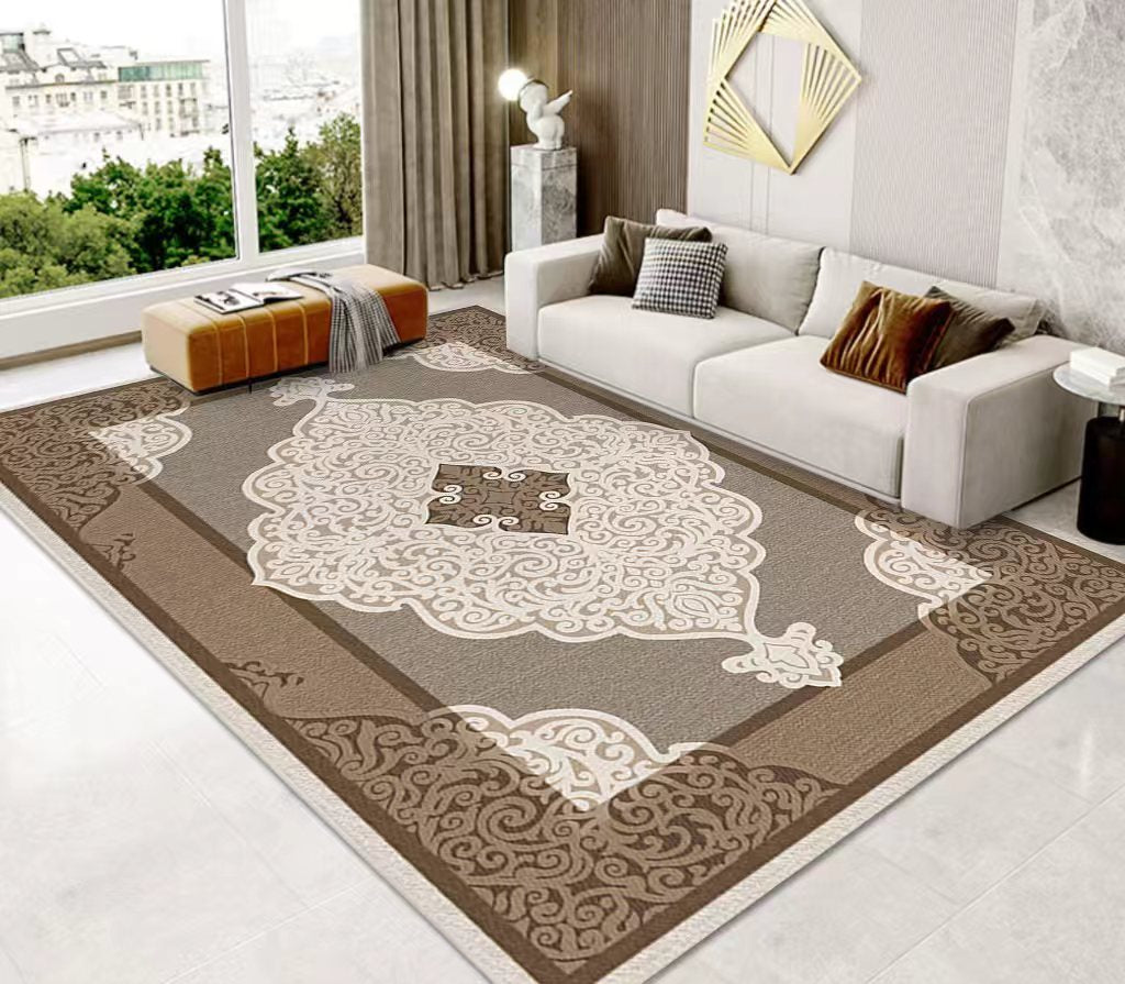 (#112) 7'x10' Stain resistant & Machine Washable Persian-Inspired Area Rug Carpet