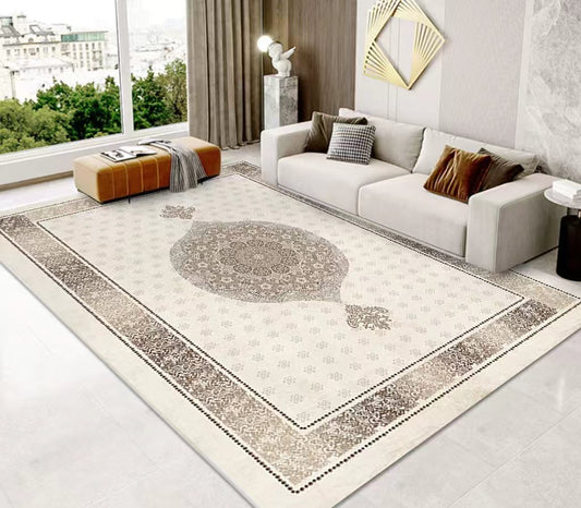 (#113) 7'x10' Stain resistant & Machine Washable Persian-Inspired Area Rug Carpet