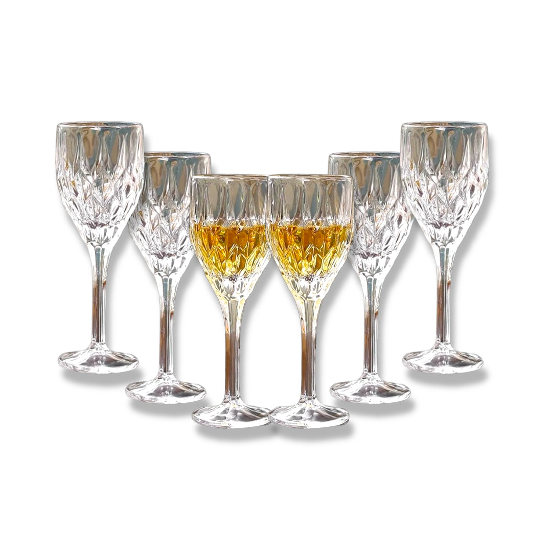 Crystal Goblet PACK OF 6 - GET 2 PACK FOR $35