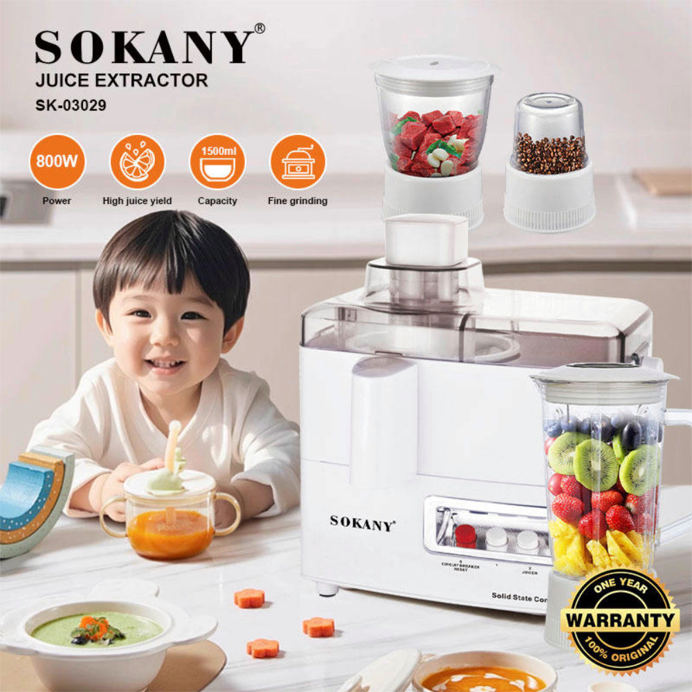 SOKANY JUICE EXTRACTOR 4-IN-1
