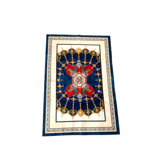 (#35) 5x8 Stain Resistant & Machine Washable Persian-Inspired Area Rug Carpet